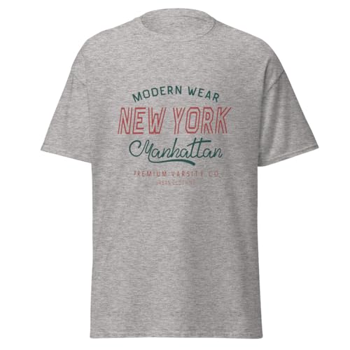 T-shirt de sport classique anti-déformation Manhattan Varsity