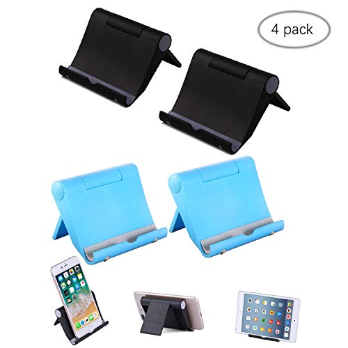 Elimoons Cell Phone Stand, 3 Pack Multi-Angle Foldable Phone Tablet Stand, Universal Smartphones