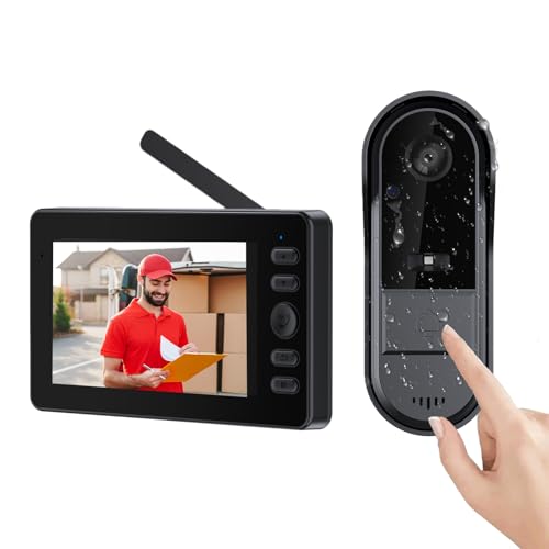 Zeerkeer Campanello senza fili con telecamera 1080P