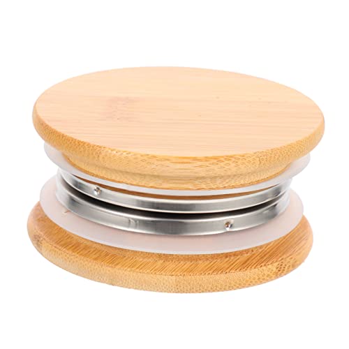 Happyyami Coperchio Della Teiera Di Vetro in Acciaio 2 Pezzi, Copertura Protettiva Per Brocca Resistente All’usura, Coperchio Della Brocca Filtrante Per Uso Quotidiano