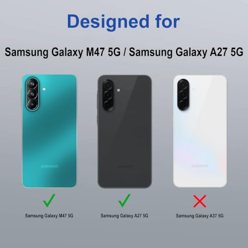Image of ZAP CASE Back Case Cover for Samsung Galaxy M47 5G | Magnetic Case with Built-in Metal Ring | Supports MagSafe Charger, Wallet & Car Mount | Shockproof Hybrid PC + TPU | Blue