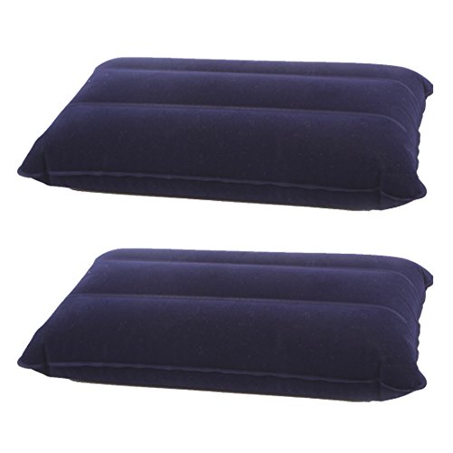 JJPRIME 2 Pcs Outdoor Pillows Inflatable Pillows for Camping Blow Up Pillows For Camping Hiking Travel Travelling Soft Blow Up Pillows Set Blue Inflatable Pillow