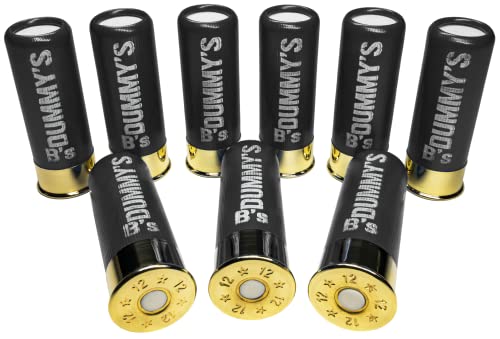 B-Unique Enterprises, Inc. B's Dry Fire Snap Caps - Dummy 12 Gauge Training Caps (12 Ga Black 2 ¾”)