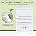 Minliving Plant-Based Cello Bags, 85 Count Compostable Storage Bags, Self-Sealing Translucent Frosted Bag for Clothes Snacks Cosmetics, Biodegradable Packaging with Resealable Closure, Small (6x9)