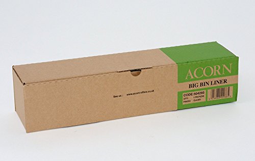 Acorn Big Bin Heavy Duty Tough Bin Liners (reusable) Roll of 50 - Code: 504293 Made in the UK for a lower carbon footprint