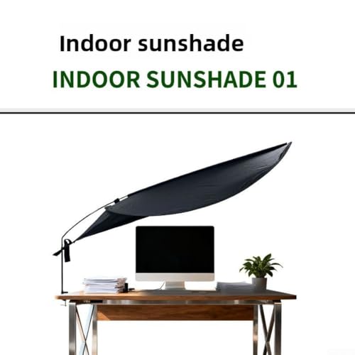 Pare-soleil de bureau bloqueur de lumière réglable pour ordinateur portable