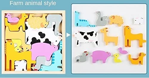 Smoneo Kid Handcrafted 3D Wooden Jigsaw Puzzle; Pre Education Alphabet & Number Learning Multicolour Toy Blocks For Boys And Girls (16 Cm X 16 Cm, Vehicles) 2