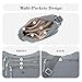 AOCINA Ladies Purses Crossbody Bags for Women Multi Pocket Purse Nylon Lightweight Handbags Shoulder Messenger Bag Pocketbook(Gray)