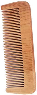 Wooden Comb Natural Peach Wood Comb Anti-Static, Strength & Durability,Beard wooden comb