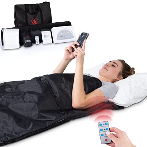All Star Sauna Blanket - Higher Dose Infrared Sauna Blanket for Weight Loss and Detox - Infrared Sauna Blanket - Far Infrared Saunas for Home - Infrared Sauna Bag - Portable Sauna for Home