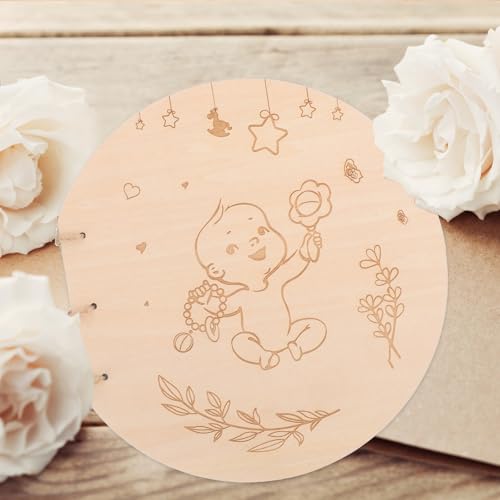 Libro de visitas para baby shower donde guardar mensajes de amor para tu bebé 7
