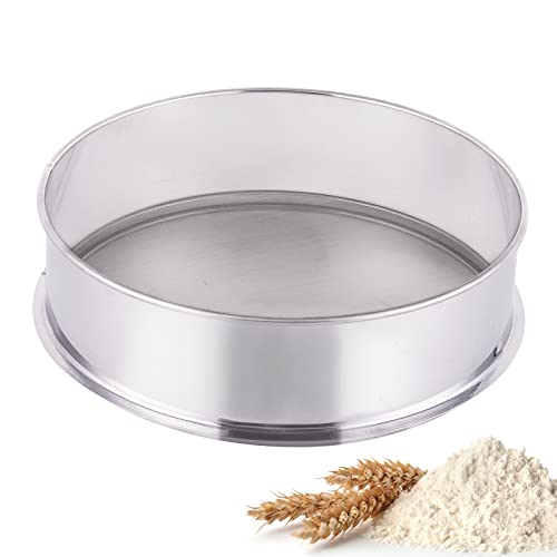 YUCHENGTECH Tamis 60 mesh -Tamis pour Tamis Vibrant électrique Tamis en Acier Inoxydable Diamètre 300mm Hauteur 100mm Tamis Polyvalent pour le Tamisage des...