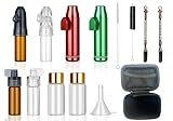 MQHMQH Portable Kitchen Metal Spice Bottle,Camping outdoor Glass Set