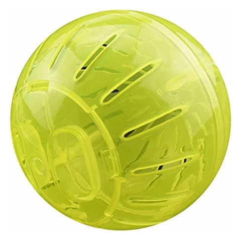 Celino® 12cm Hamster Ball Relives Boredom Small Animal Activity Running Exercise Pet Toy Transparent Yellow Breathable Cover