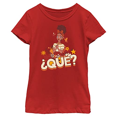 Image of Girl's Encanto Dolores Que? T-Shirt - Red - Large