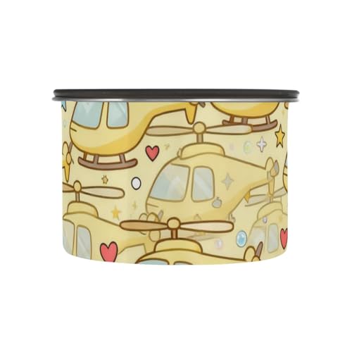 Contenedor de Almacenamiento para Café Amarillo de Acero Inoxidable miniatura 2