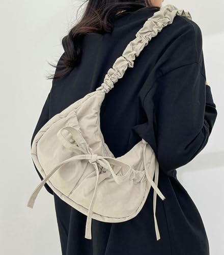 Quilted Tote Bag for Women Puffer Hobo Handbag Lightweight Quilted Padding Crossbody Dumpling Padded Shoulder Bag2