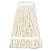 UNISAN Pro Loop Web/Tailband Wet Mop Head, Cotton, 24oz, White, 12/Carton
