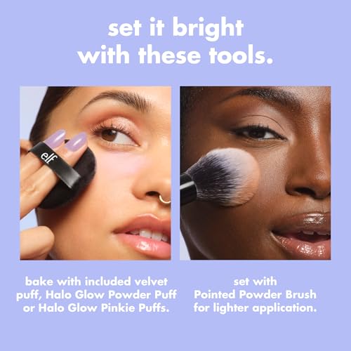 Image of e.l.f. Set it Bright Powder Quad, Lilac Haze (Fair-Tan)