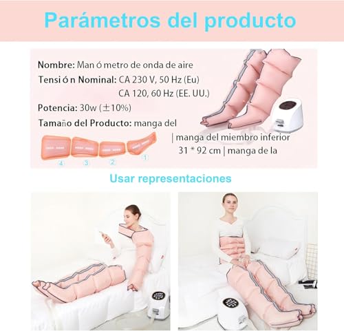 Masajeador para piernas (rosa) miniatura 7
