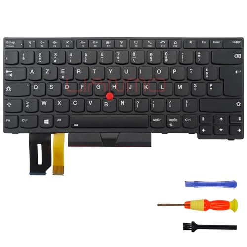 Clavier rétroéclairé français résolvant les touches bloquées T14 P14S