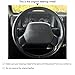 MEWANT Steering Wheel Cover for Jeep Wrangler TJ Cherokee XJ 1997-2002 Hand-Stitched Steering Wheel Wrap