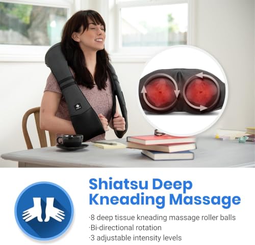 Image of Etekcity FSA Eligible Cordless Neck Massager for Pain Relief Deep Tissue