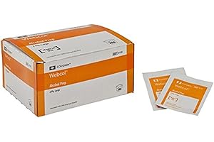 Kendall WEBCOL Sterile Alcohol Prep Pads -- Large 2-Ply