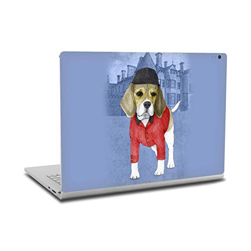 Skin autocollant Head Case Designs Barruf Chien Courant compatible avec Surface Book 2