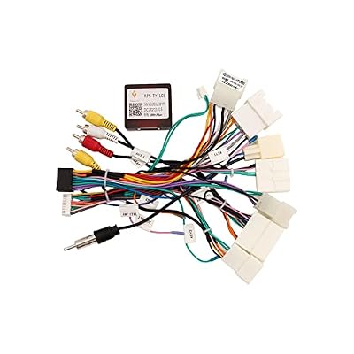 OXILAM Wiring Harness Adapter For Toyota JBL Amplifier – 16-Pin Radio Power Cable Kit