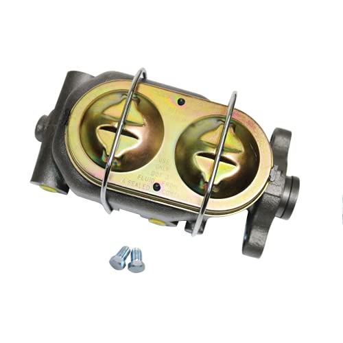 Demotor Performance Universal 7" Dual Diaphragm Zinc Brake Booster & Gm Corvette Style Cast Iron Master Cylinder #TOP5