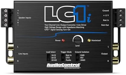 AudioControl LC1i Active 2-Channel Line Driver/Output Converter with Impedance Matching