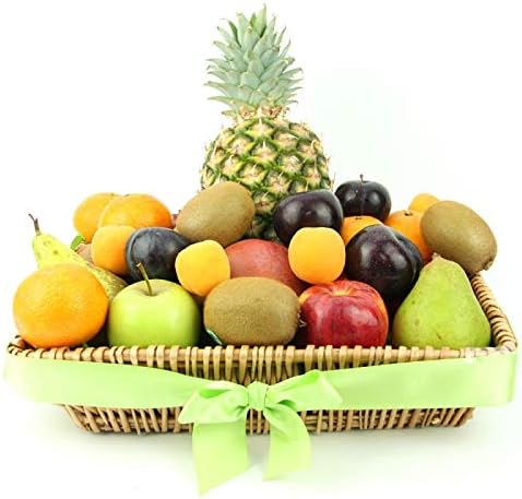 – Seasons Delight Fruit Basket - Fruit Gift Baskets and Gift Hampers with Next Day UK delivery with Personal Message Attached