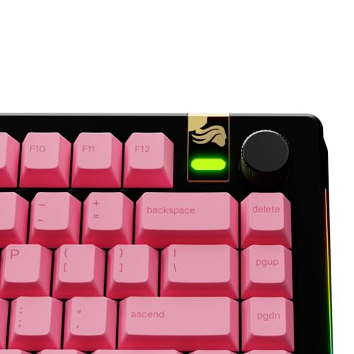 Image of Glorious Gaming - GPBT Gradient Keycaps for Custom Mechanical Keyboards, No Fade Dye-Sublimated, Fits 100%, 75% 65% 60%, PBT Polymer, Fits ANSI & ISO, Supports Windows & macOS - Grapefruit