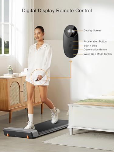 Image of WALKINGPAD Foldable Walking Pad Treadmill for Home Office, Under Desk Treadmill with Adaptive Speed Control, Compact Design for Small Spaces, No Assembly Needed