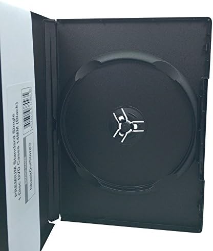 (6) CheckOutStore Premium Standard Single 1-Disc DVD Cases 14mm (Black) - 1
