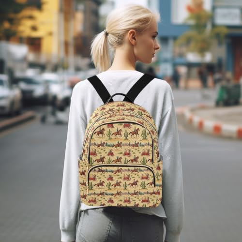 Mochila deportiva para mujer con estampado animal Western Cowboy para excursiones 7