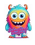  Sebastian Carter\'s MONSTER Kids Coloring Book
