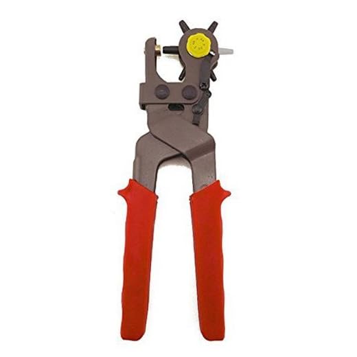 Tytroy Professional Heavy Duty 6-Size Hole Puncher for Leather Belts Handbags Watch-Bands
