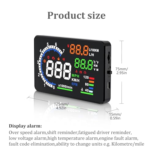 wiiyii HUD A8 Digital Speedometer