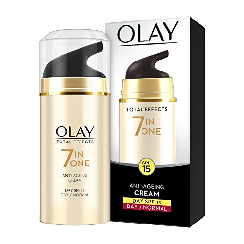 Image of Olay Night Cream Total Effects 7 in 1, Anti-Ageing Moisturiser, 20g And Olay Day Cream Total Effects 7 in 1, Anti-Ageing SPF 15, 20g
