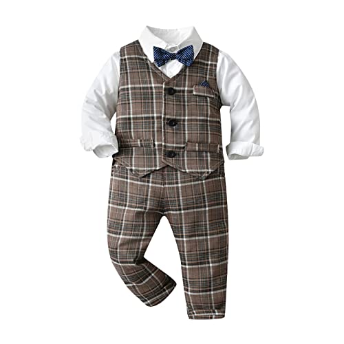 [Shopyruder] j̎q X[c q X[c tH[} qǂ ㉺Zbg LbY xXg Vc V[c 3_Zbg \ am X[c xr[ ߋ oYj (04A-Brown, 18-24 Months)