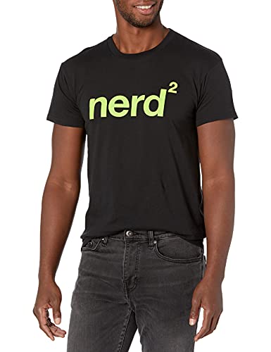 Hanes mens Hanes MenÃ¢â‚¬â„¢s Short Sleeve Graphic T-shirt Collection T Shirt, Nerd Squared, Large US
