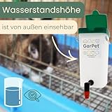 Küken Nager Hasen Kaninchen Hühner Geflügel Nippel Wasser Tränke Trinkflasche (500 ml) - 6