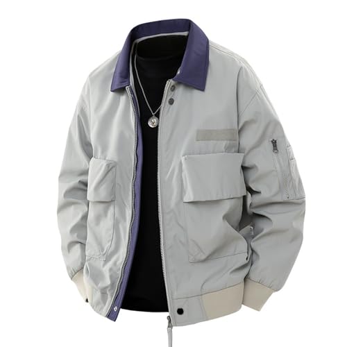 Veste Harrington vintage à col rabattable et coupe minimaliste Gorpcore