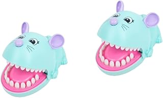 NOLITOY 2 Peças De Brinquedo Mordendo Jogo De Mão Jogos De Dentes De Crocodilo Jogo De Dentista De Mesa Para Crianças Jogo De Dedo Mordedor Jogo De Dentista Jogo De Mordida De