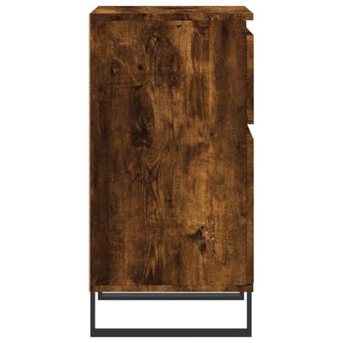 Cómoda de madera con patas de metal en un sofisticado acabado moderno y resistente 8