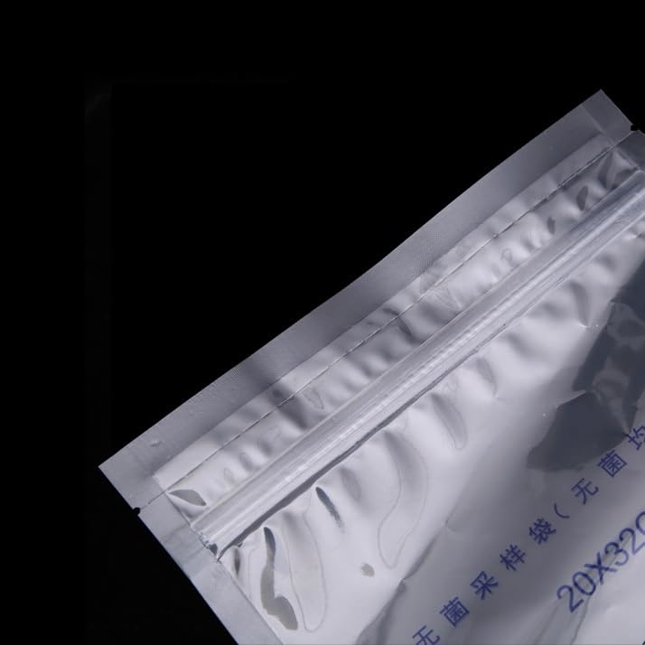 Bolsa homogénea estéril vertical de 20x32 cm - Bolsa de PE de muestreo aséptico de 2 l con tira de sellado - Paquete de 100 for experimentos microbiológicos