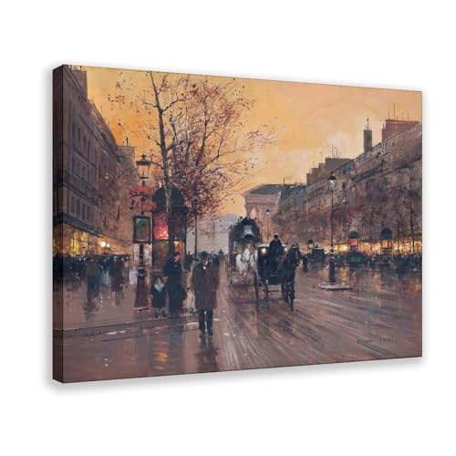 Affiches sur toile de Paris par Cortes 50x75 cm décoration murale