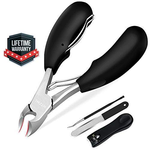 Toe Nail Clippers, Professional Nail Clippers for Thick Nails Ingrown Toenail Tool, Podiatrist Toenail Clippers for Adult & Seniors, Sharp Pedicure Clippers Cutters Fingernail Clippers for Diabetics